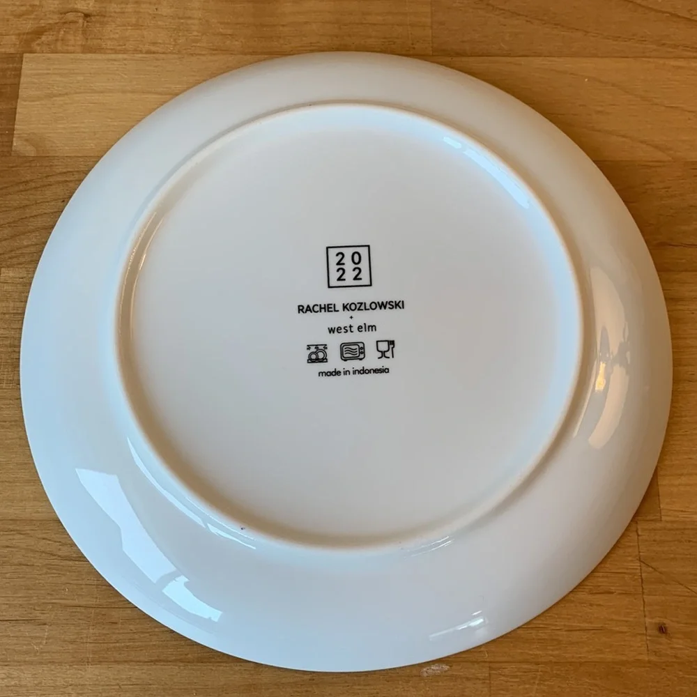 West Elm Dapper Animal Holiday Salad Plate - Squirrel